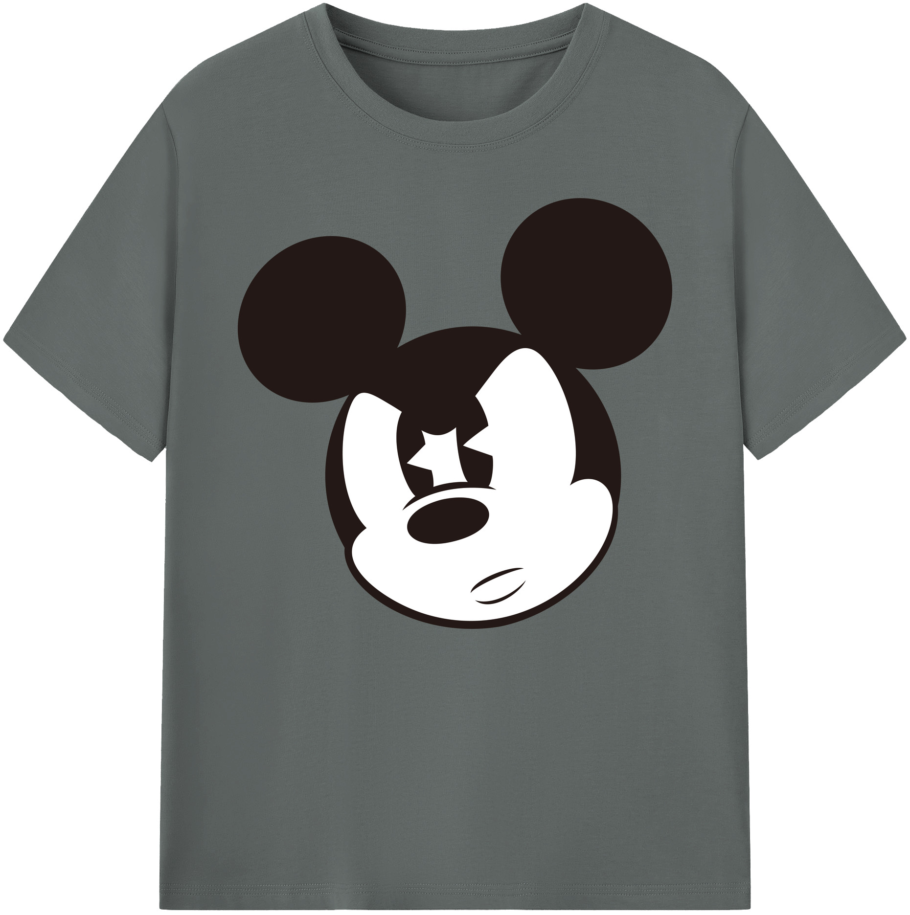 ミッキーマウス Mickey Mouse 綿100％ メンズ半袖Tシャツ｜肌触りやわらか＆通気性